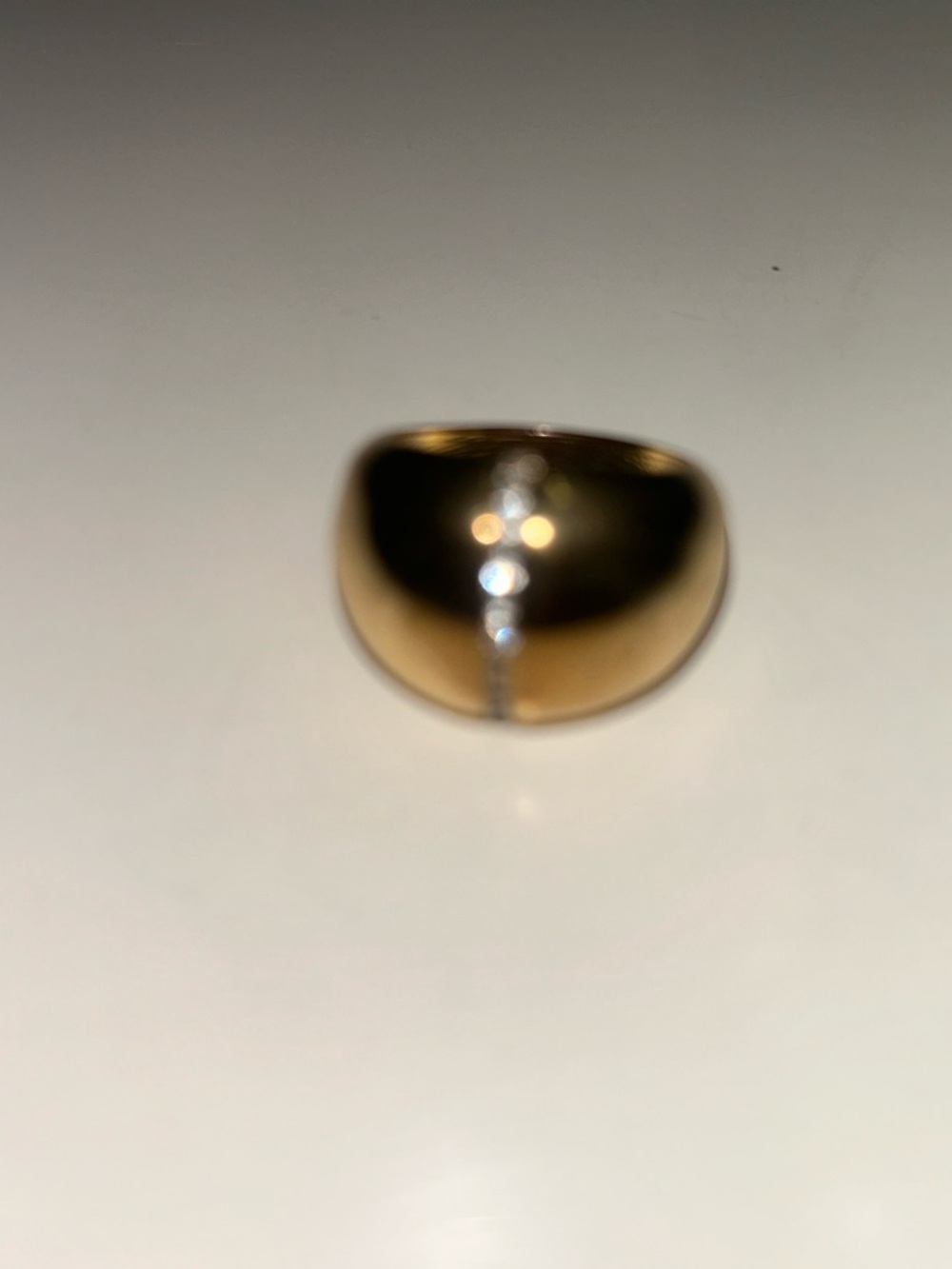 Gold Dome Statement Ring
